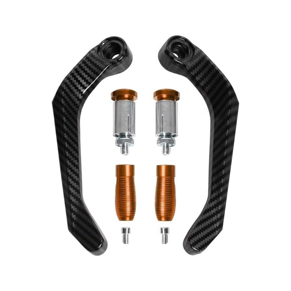 WGRUKLBD 7/8" Motorcycle CNC Aluminum Handlebar Brake Clutch Lever Protection Handguard Shield and Protector Modification Accessories Handlebars Protector
