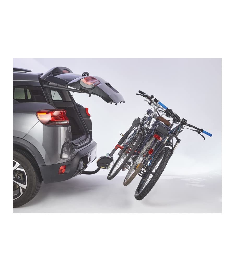SELECTION P2R (Cycle) Porte Velo d'attelage mottez Hercule pour 3 velos VAE- e-binclinable avec antivol