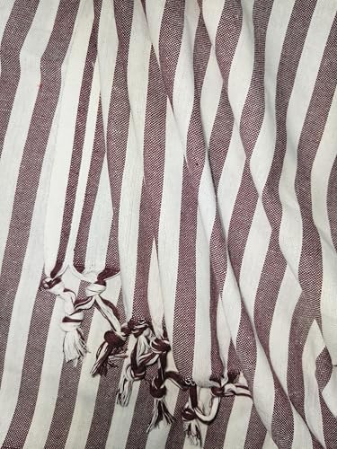 Image of Khadi Handloom Handmade 210TC Single Bed Sheet Cotton 7.5X5 feet Superfine Premium Cotton bedsheet Single Bed Single Pack