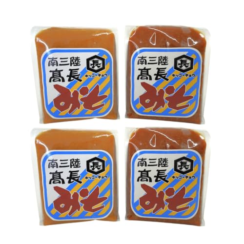 南三陸高長醸造 吟醸赤味噌 各500g ×2個ずつ 総重量 2kg [m304amh600118]