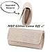 Naimo Flap Dazzling Small Clutch Bag Evening Bag With Detachable Chain (Champagne)
