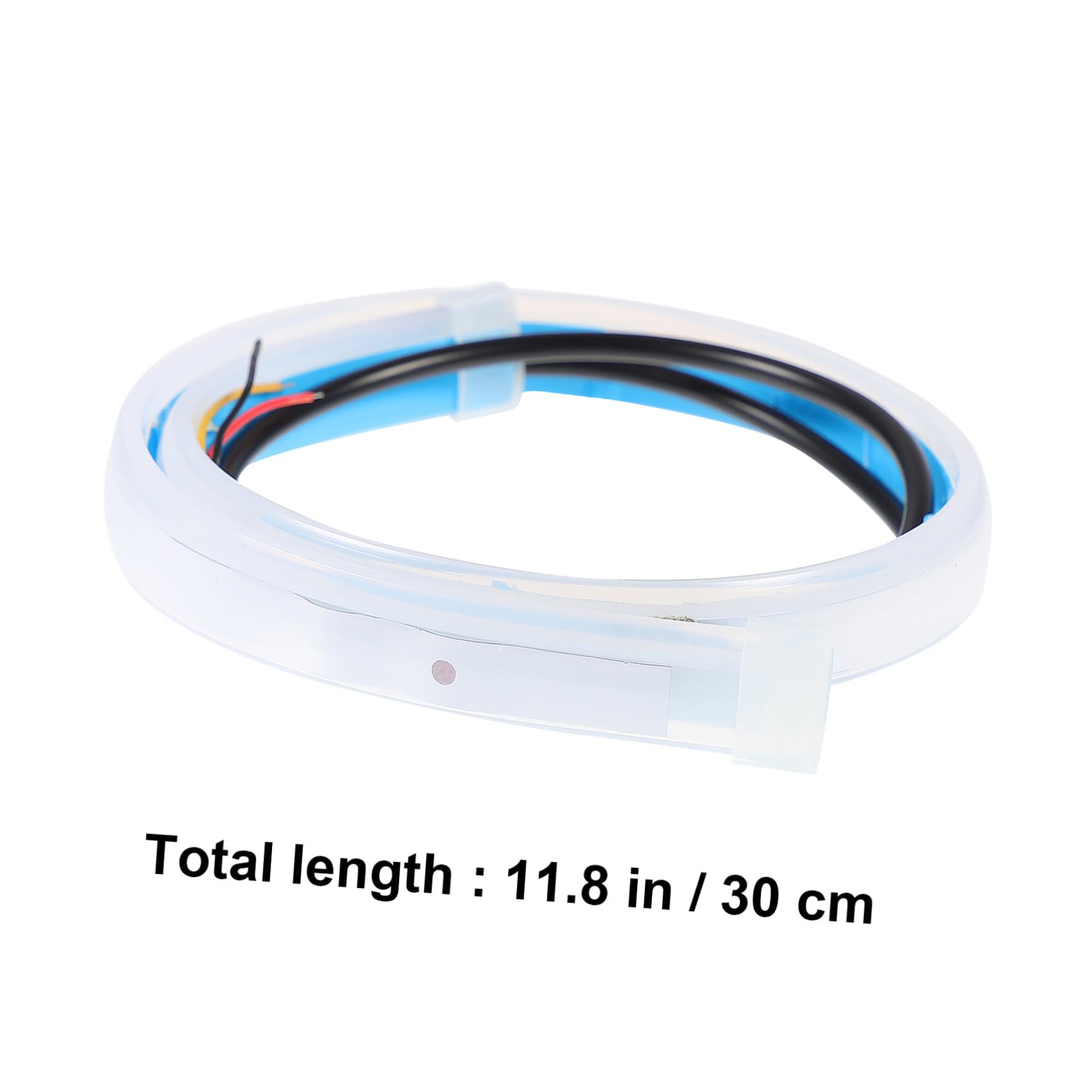 iplusmile 10 Pezzi Corsa Diurna Flessibile Barra Luminosa a Led Faro Dell'auto Striscia Faro a Led Guidato Adesivi Con Strass Luce Di Marcia Diurna Automatica Fari a Bianca Epossidico