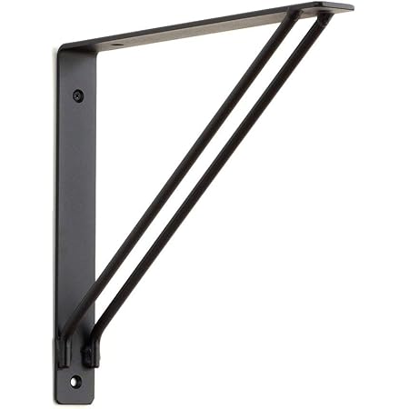 Amazon 棚受け アイアン おしゃれ 棚受け金具 Diy 黒 日本製 Mサイズ 棚受