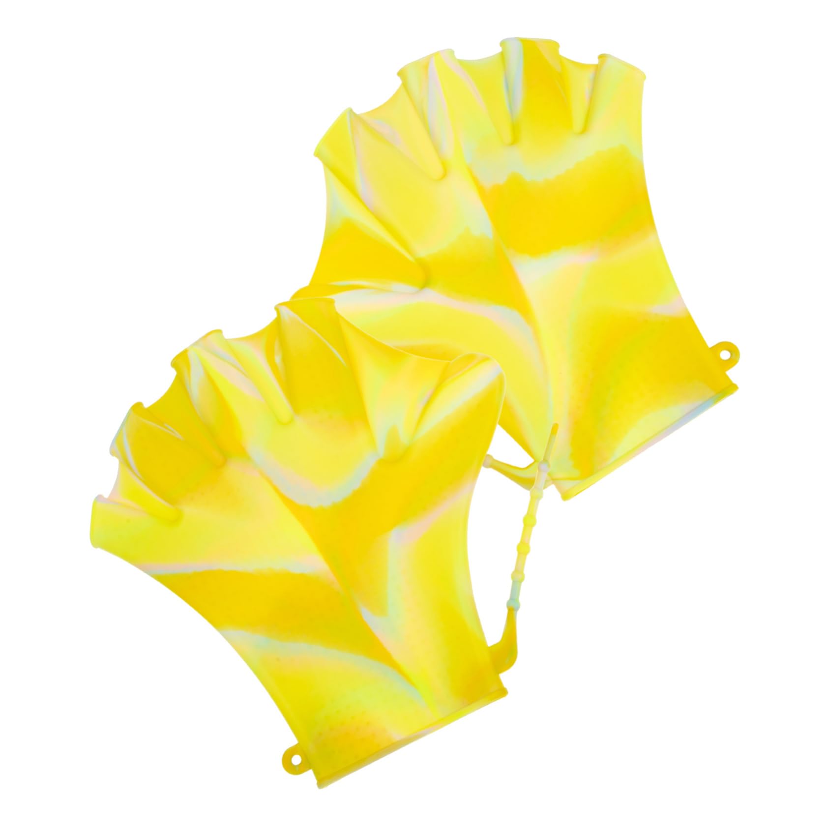 GANAZONO 1 Pair Swimming Gloves Webbed Scuba Dive Auxiliary Mitten Gloves Exfoliating Gloves Paddle Training Fins Swimming Body Fingerless Water Mittens Lap