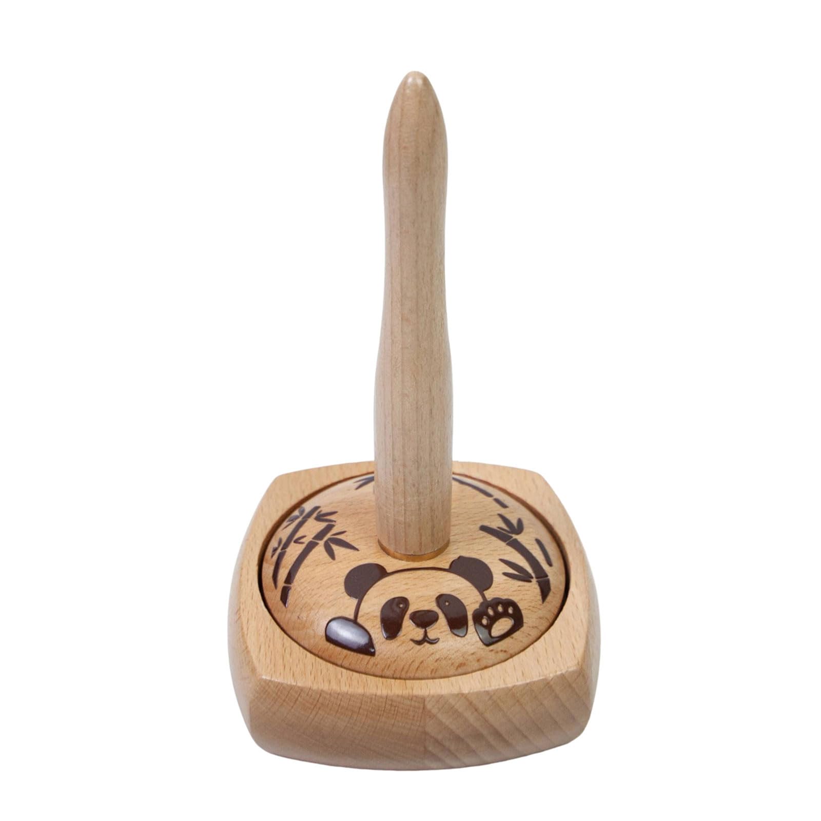 Buxuaaaa Yarn Holder Stand Wood Yarn Spinner for Crocheting and Knitting, Detachable Balls Holder Organizers with Rotating Crochet Spool Spindle
