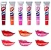 Produktbild VWH 6pcs Tätowierung Magisch Farbe Abziehen Maske Tönung Lang Anhaltend Matt Wasserfest Lip Gloss lippenglanz -Lippenstift