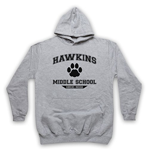 Sweat a Capuche Stranger Hawkins Middle School Cadeau Idéal Fan Sci Fi