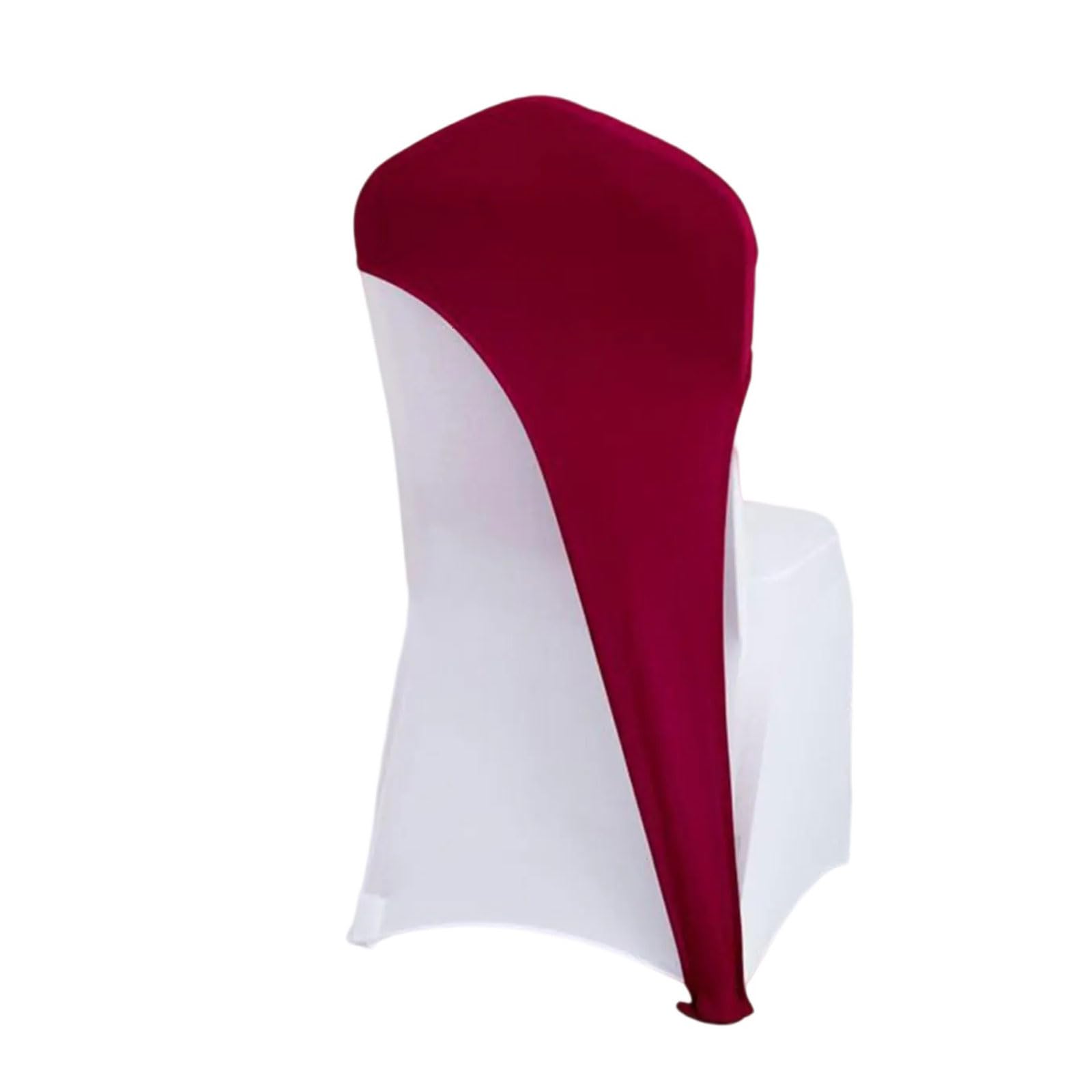 Woedpez Chair Hoods Sash Bands Stretch Spandex Caps Covers for Celebration and Event Spandex Covers
