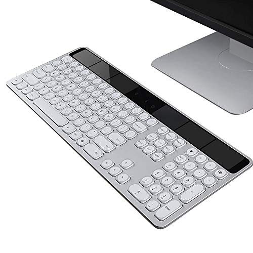 Teclado inalámbrico sin pilas: carga automática y diseño plano 3