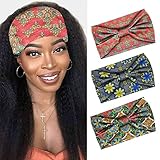 La diadema bohemia para mujer es de aproximadamente 25 x 15 cm. 3 colores y patrones diferentes disponibles para que elijas.