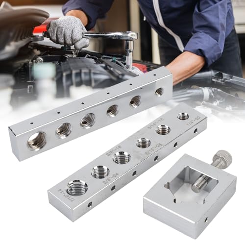 Wire Drill Set aus Kohlenstoffstahl metrische Gewinde M6 bis Bohrlehren Werkzeug für Sicherungsdraht Muttern und Schrauben Kompatibel mit Zollgewinden /4-20 bis 7/16-14