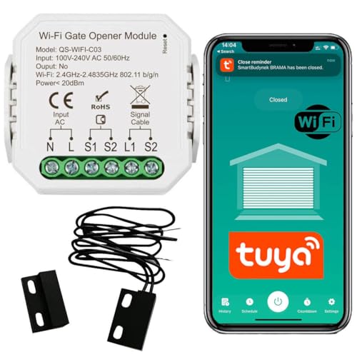 Sone Smart One Garagentoröffner – WLAN Garage Door Opener mit...