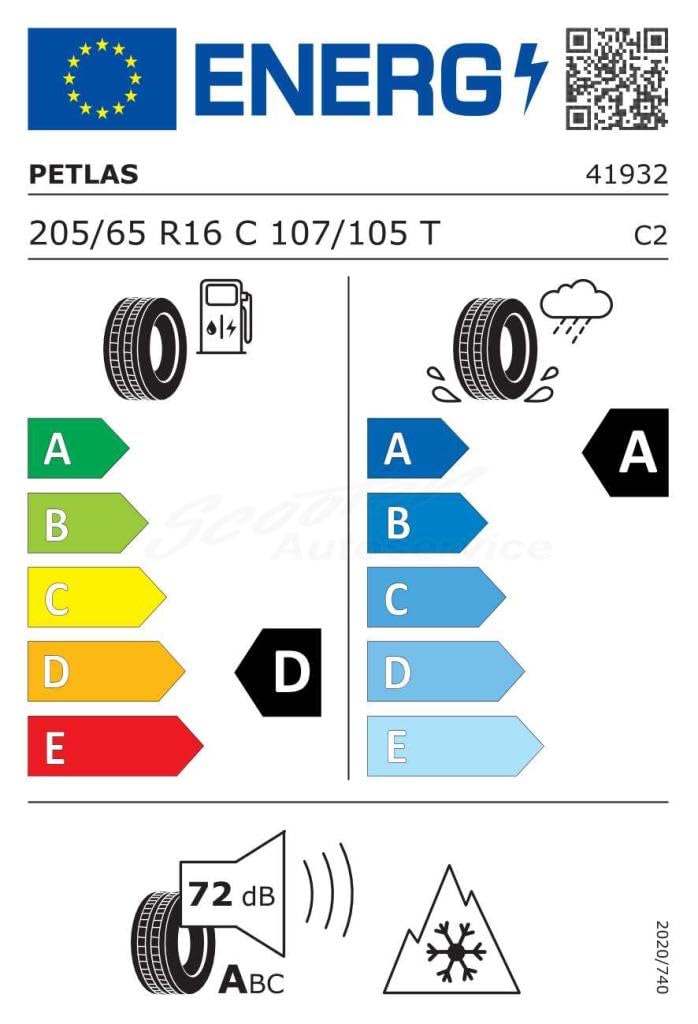Petlas FullGrip PT935 - 205/65R16 - Winterreifen