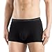 DAVID ARCHY Men's 4 Pack Micro Modal Drop Needle Underwear Soft Breathable Trunks (M, Black)