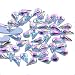 Nizi Jewelry Flatback Non Hotfix Strass Nail Art Rhinestones Glass Stones 3D Nail Jewelry Decorations 50pcs (Crystal AB Water Drop 6x3.6mm)