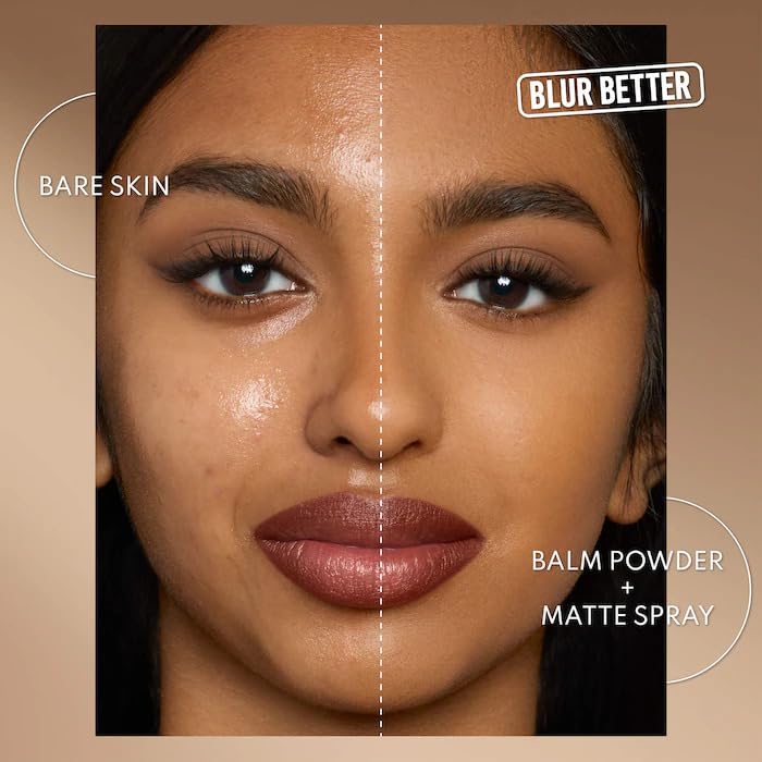 Yummy Skin Liquid Blurring Balm Mattifying Setting Spray, Matte Finish, with Niacinamide, 3.3 oz, Vegan