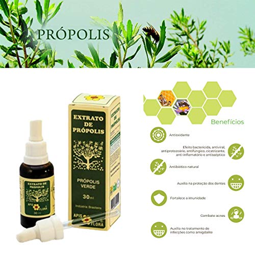 KIT 3X EXTRATO DE PROPOLIS VERDE 30ML