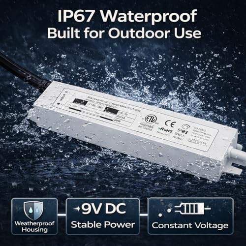 LED Driver | 24W 9V DC | IP67 Waterproof Low Voltage Power Supply by LN LUMANUMBERS - Used condition - Image 6