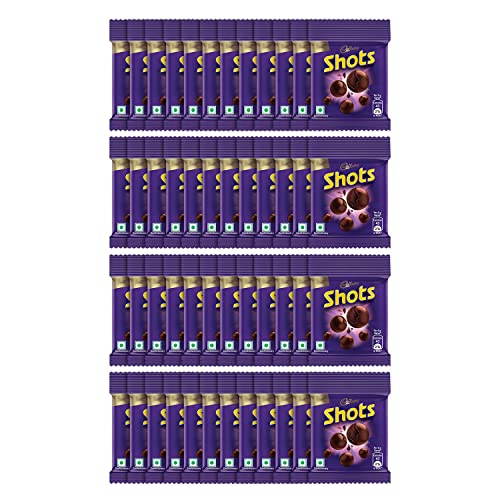 Image of Cadbury Dairy Milk Chocolate Shots, 10.8 gm (Pack of 48)