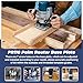 PR110 Palm Router Subbase, Router Base Plate with Screws for BOSCH RA Threaded Templet Guides, Router Guard Base Plate for Bosch GKF125CE, PR001, PR101, PR10E, PR20EVS, RA1051