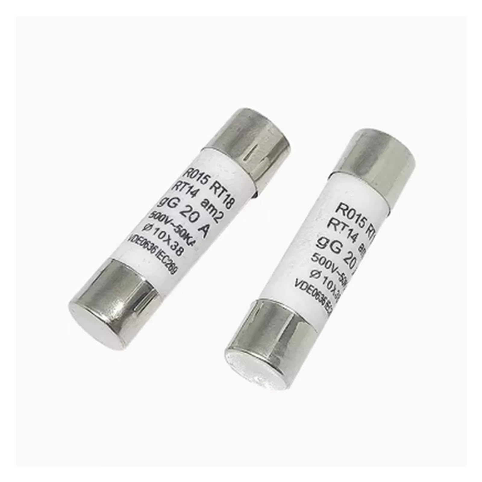Fusible cerámico rápido de 10x38mm para mantener seguro el cuadro eléctrico de casa