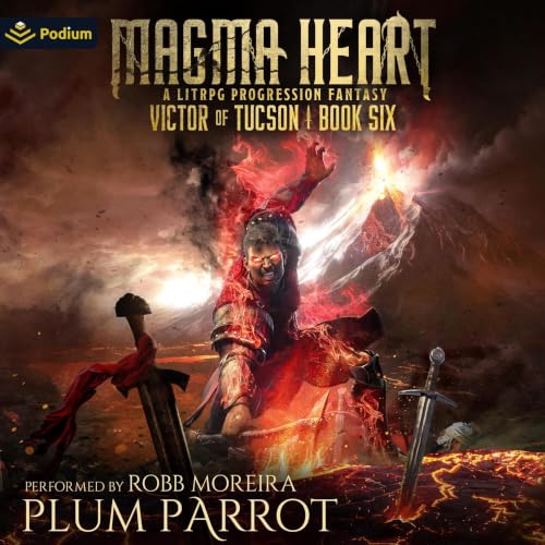Magma Heart: A LitRPG Progression Fantasy copertina