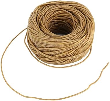 Mèche De Bougie En Cire D'abeille Naturelle De 2 Mm Mèche De Fibre De Revêtem