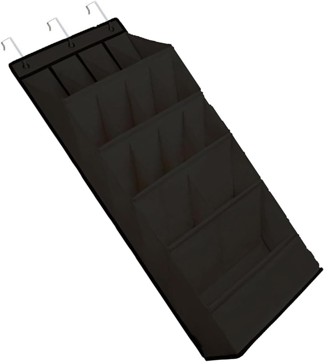 Elegant 15 Pocket Over Door Hanging Storage Bag Multifunctional 15 Shoe Organizers For Over The Door Use Clear Window Organizers