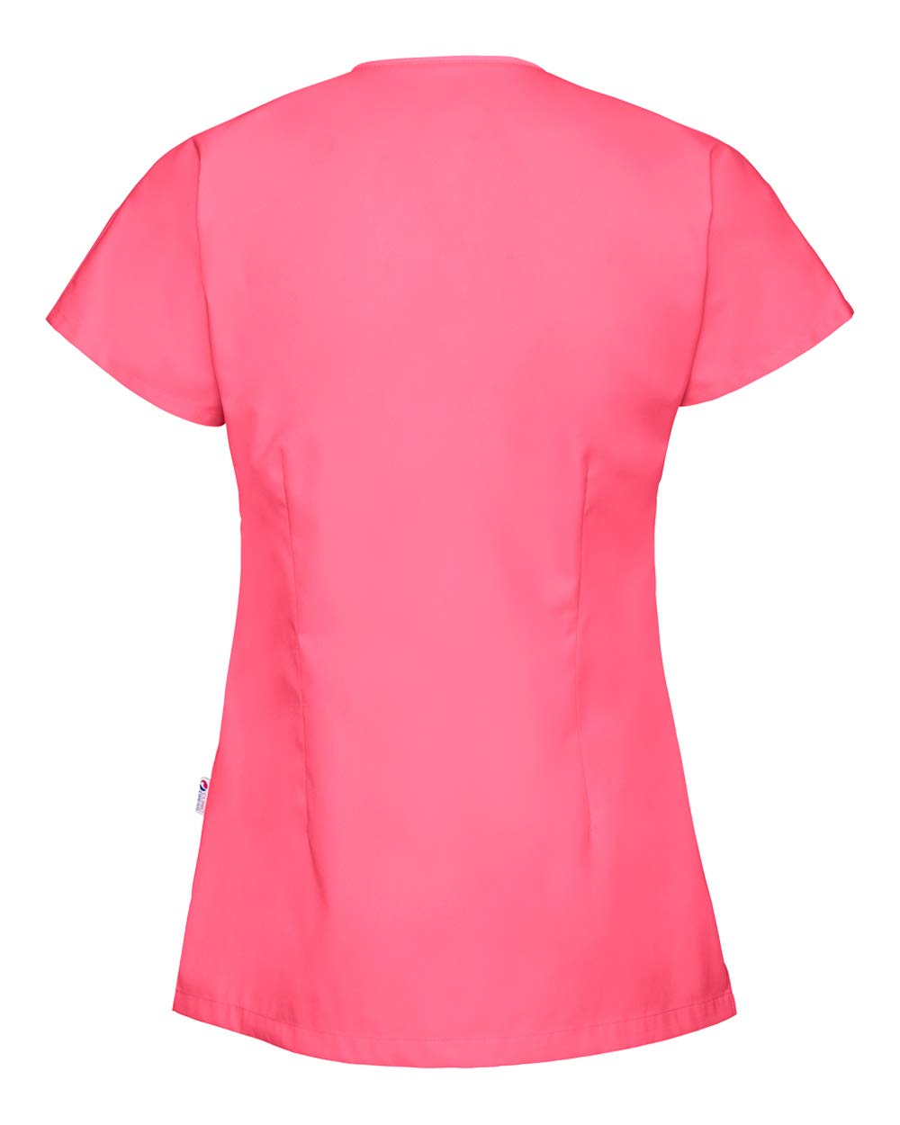 CLINIC DRESS Kasack für Damen Fledermausarm V-Ausschnitt Brusttasche 50% Baumwolle 60°