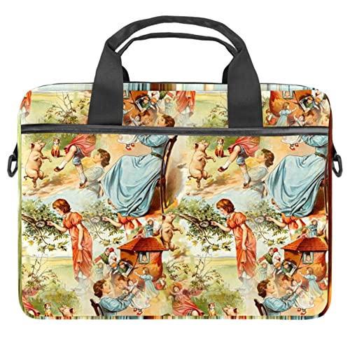 Funda protectora para bolsa de mano de laptop de 13.3 pulgadas bandolera de araña Halloween 11x14.5in