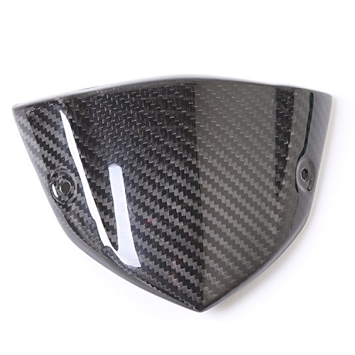 WEHOX Motorbike Carbon Fiber Windshield for Kawasaki Z1000 2014 2015 2016 Windscreen Screen Wind Deflectors (Windshield Instrument Cover)