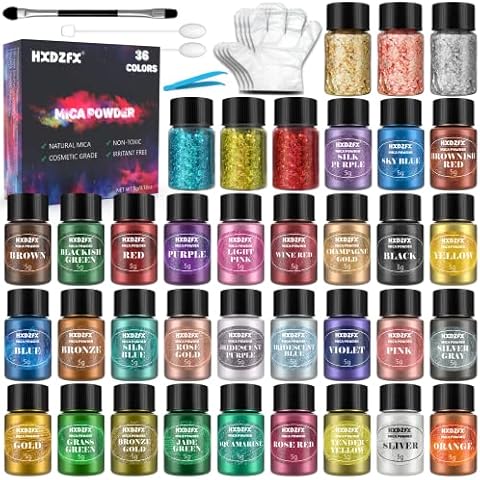 Polvo de Mica para Jabón y Vela - HXDZFX Cover