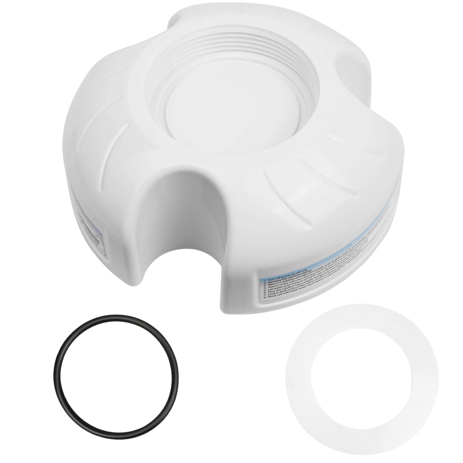 Zero Leaks Pool Salt Cell Stand for GLX-CELLSTAND Acid Washing Kit Heavy-Duty Cleaner Stand & Pool Cleaning Cap for Hayward & Circupool & 520670 IntelliChlor Turbo Salt Chlorinator Cells