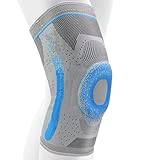 Glsety Kniebandage, Kompression Kniestütze .Medizinische Knieschiene für Laufen, Meniskusrisse, Linderung von Gelenkschmerzen für Männer Frauen(XL)