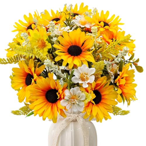 Faux Sunflower Bouquet