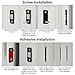 Cabinet Magnetic Catch Jiayi 4 Pack Ultra Thin Cabinet Door Magnets Stick on Drawer Magnets Cabinet Latch Magnetic Closures for Cabinets Kitchen Closet Door Closing Magnetic Door Catch Closer