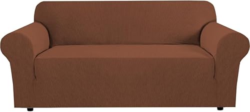 Miniatura 40 de H.VERSAILTEX Funda elástica para sillón, cubierta de sofá, protector de muebles, alto spandex, cuadros pequeños, jacquard tejido, fundas de sofá