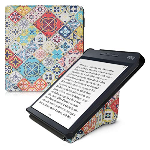 kwmobile Origami Case Compatible with Kobo Libra H2O - Slim Premium PU Leather