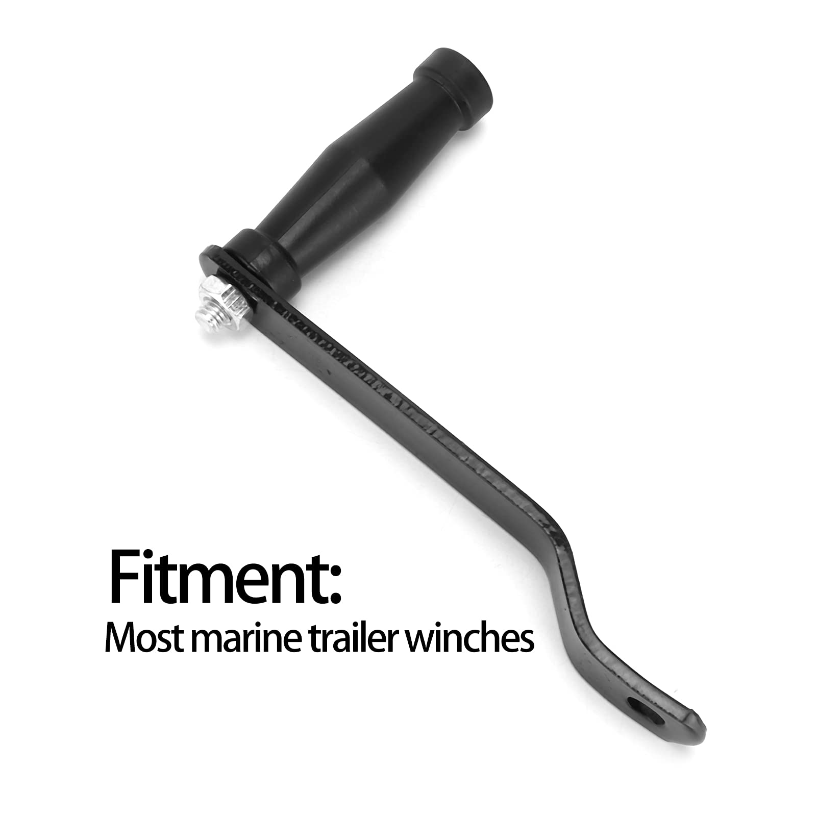 Aramox Universal Steel ABS Winch Handle Winch Grip Winch Crank Boat Parts Replacement Accessories, Fit for Marine Trailer