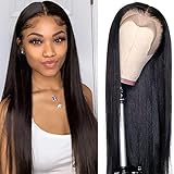 Straight Lace Front Wigs Human Hair Wigs for Black Women 13x4 Glueless Lace Frontal Brazilian Virgin...