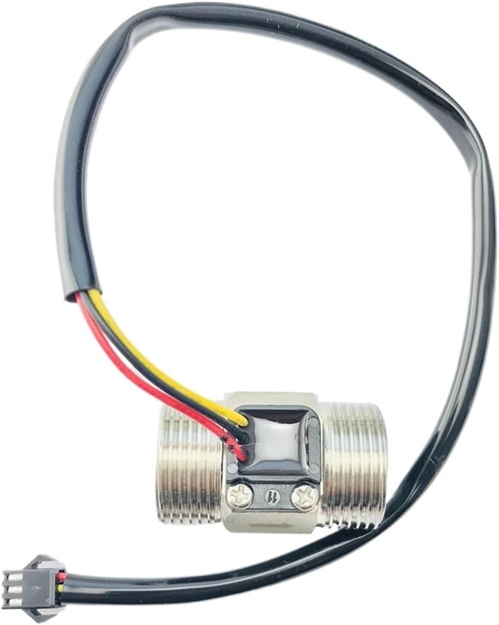 Water Meter,Sprayer Water Meter Water Flow Sensor 2-45L/M G3/4" Flowmeter (Size : 5-24V DC)