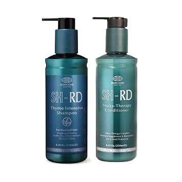 250ml Thyme Shampoo + 250ml Nutra-Therapy Conditioner for Dandruff & Oily Scalp