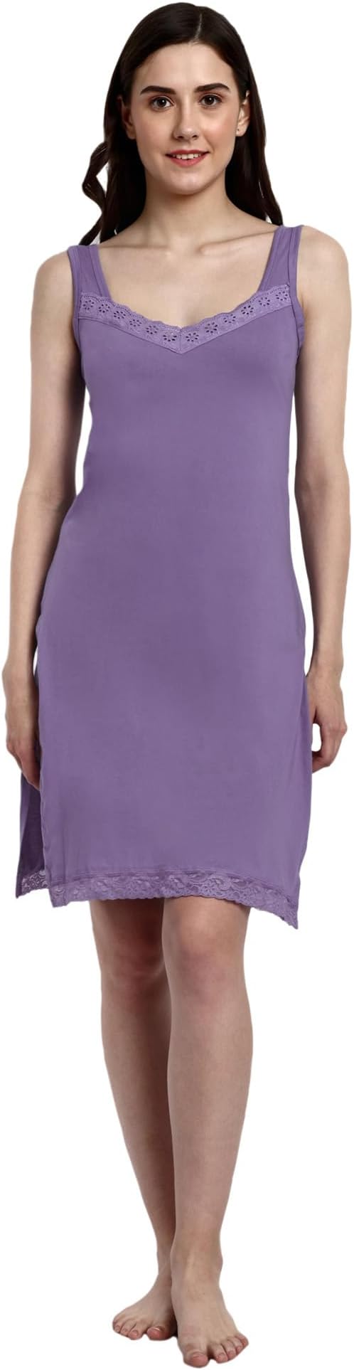 BLAZON Women's Cotton Hosiery Fairy Full Slip (Available Sizes: S, M, L, XL, 2XL, 3XL, 4XL, 5XL)