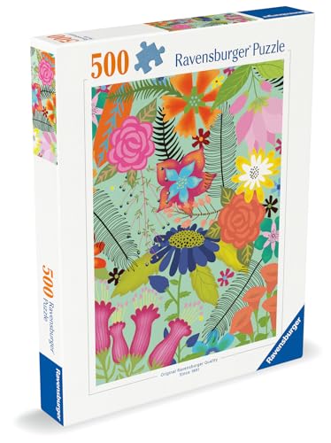 Puzzle 500 pièces : Jungle de fleurs Ravensburger France - vue 4