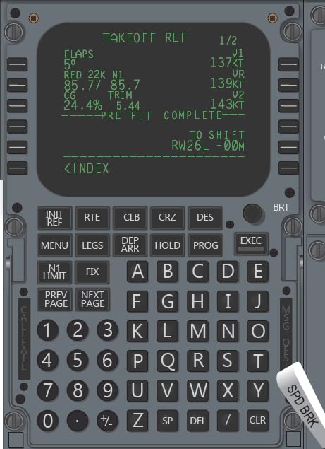 Boeing flight simulator cockpit