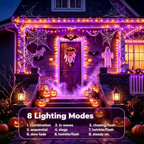 33ft 50LED Solar Halloween Lights DROPS TO - image 5