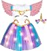 Spooktacular Creations Girl Unicorn Costume (Small 5 – 7) White