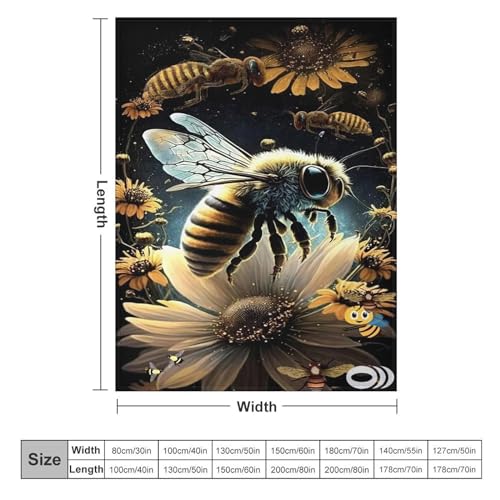 Couverture canapé abeille pour vos soirées cocooning et nuits douces au salon