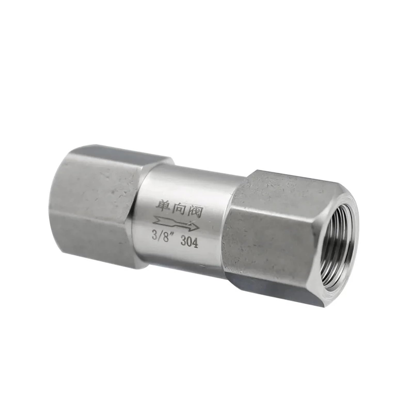 Anti-retour carburant 1/8 inox 316 stoppe les fuites et reflux BSPP