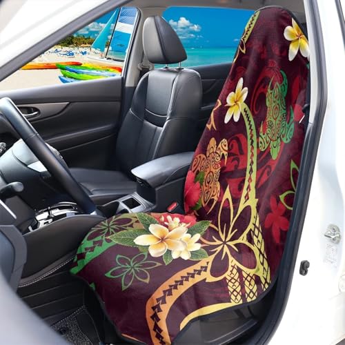 Image of Cute Strawberry Seat Covers for Cars Protector Front Seats Only,Waterproof Bucket Towel Seat Covers for Trucks SUV Jeep,Fashion Auto Interior Easy to Install